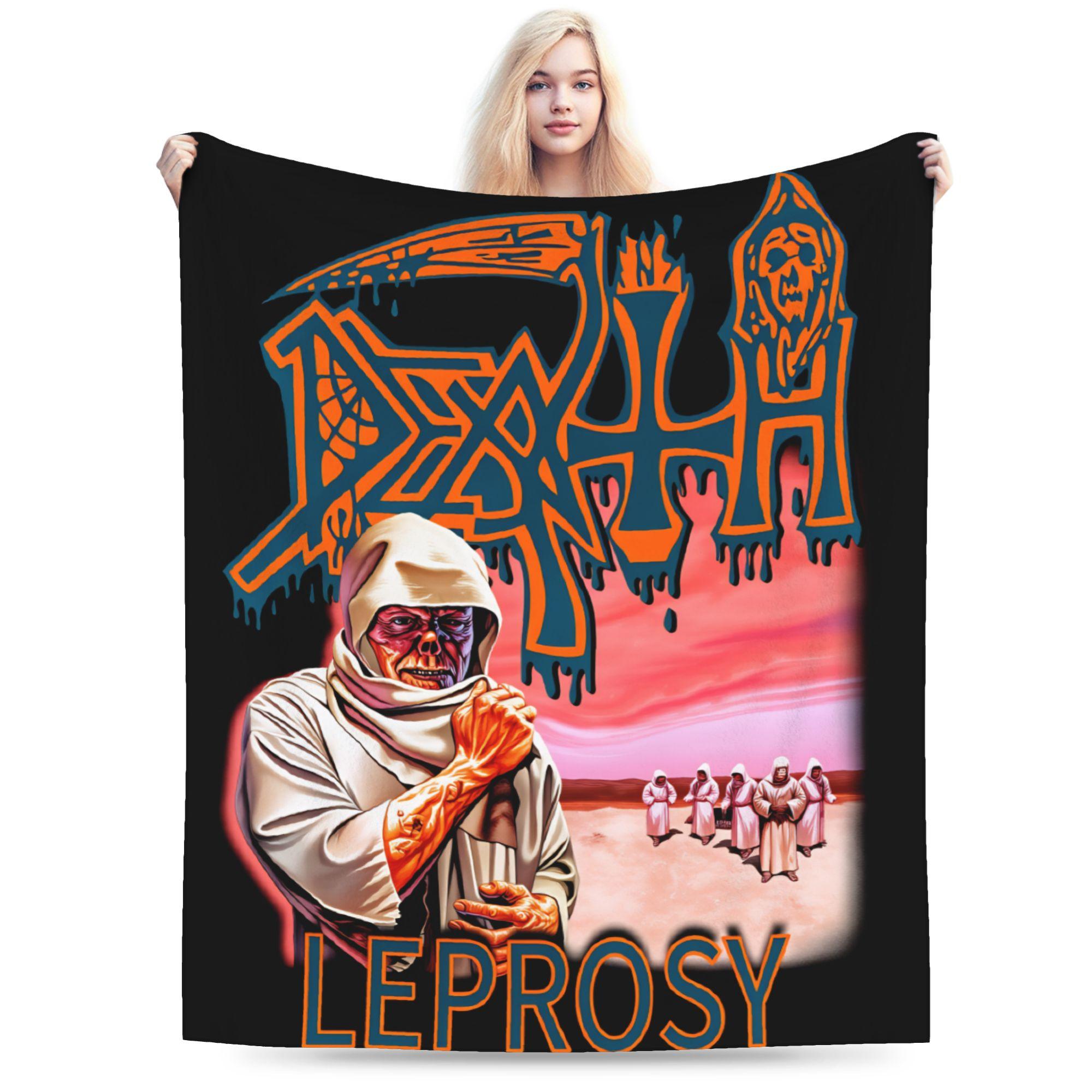 Death Band Metal Blanket Quality Warm Soft  Throw Blanket Winter Child Living Room Funny Bedspread 30x40in