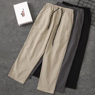 Quick Drying Breathable Casual Assault Pants for Outdoor Hiking, Summer Loose and Versatile Thin Quick Drying Men's Work Pants