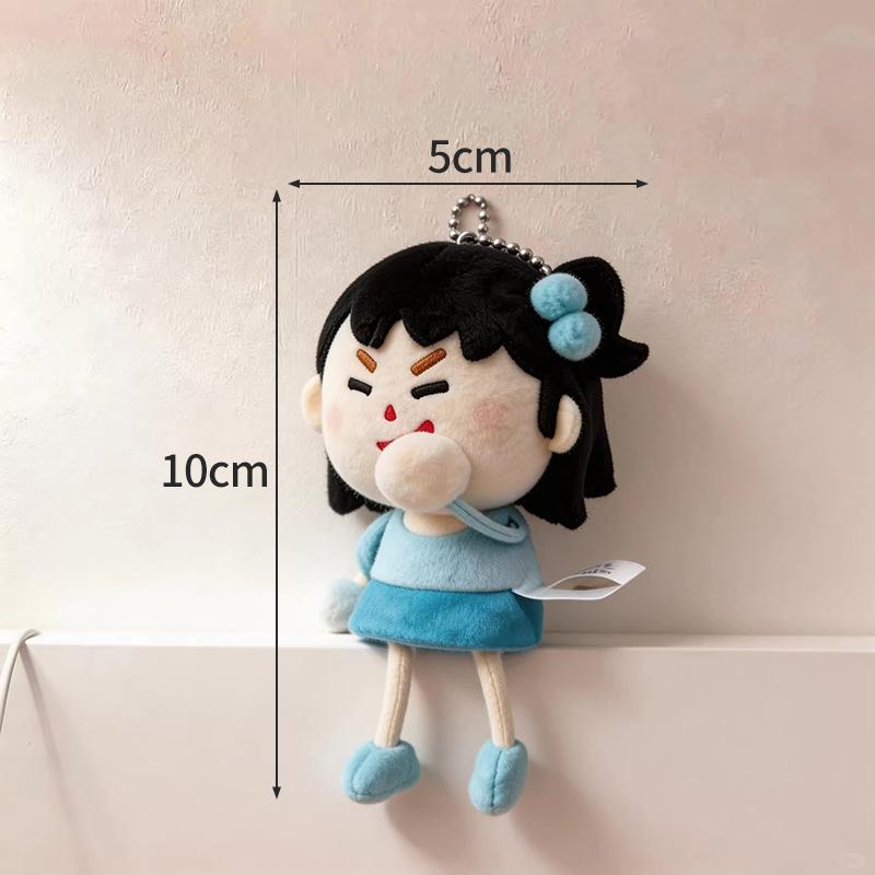 

Japanese Style Friends Whispering Toy Doll Chatting Plush Pendant Backpack Pendant Charms Bestie Friends Couple Keyring