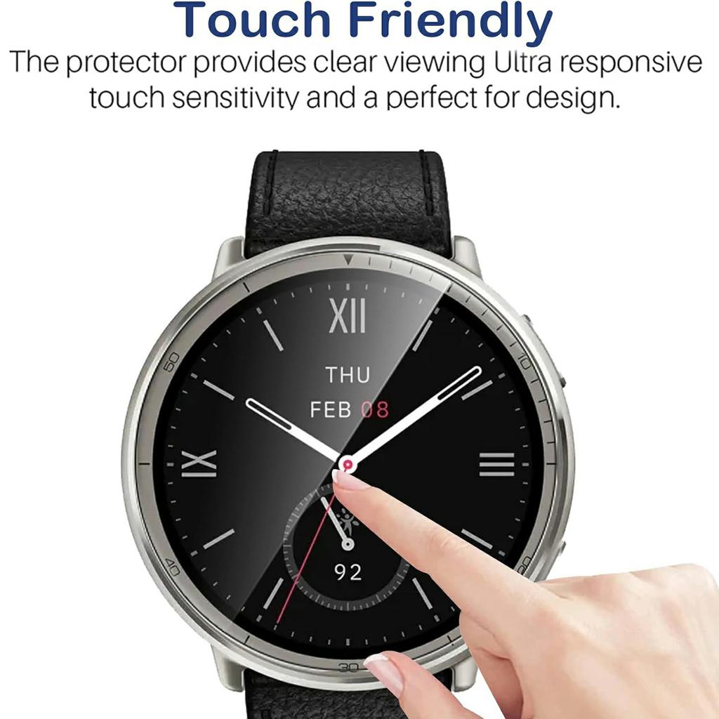 3Pcs For Huami Amazfit Active 2 TPU Watch Screen Protector Anti Scratch HD Clear Hydrogel Film