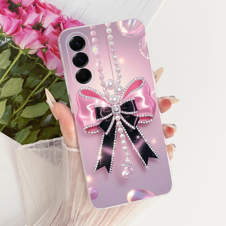 Case For Samsung Galaxy A37 5G Cover SM-A376B Popular Flower Soft Slim Silicone Cover For Samsung A57 A17 2025 A576B A176B Funda