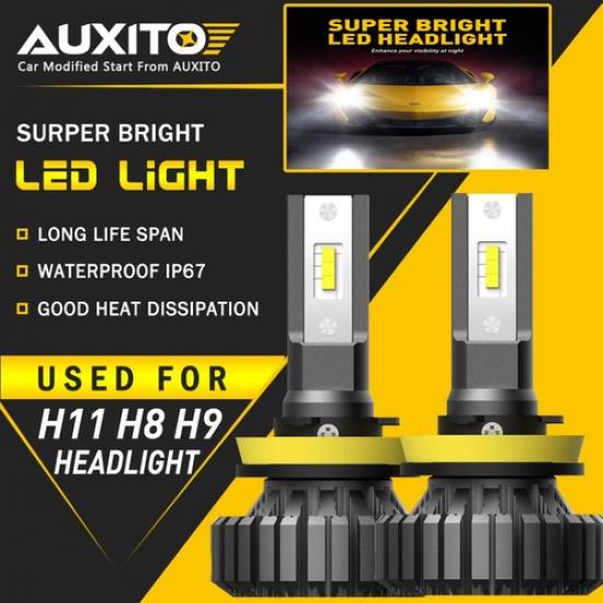 2X  H11 H8 Low Beam Headlight LED Bulb B3 For Chevry Ford Volvo VNL VNM EA