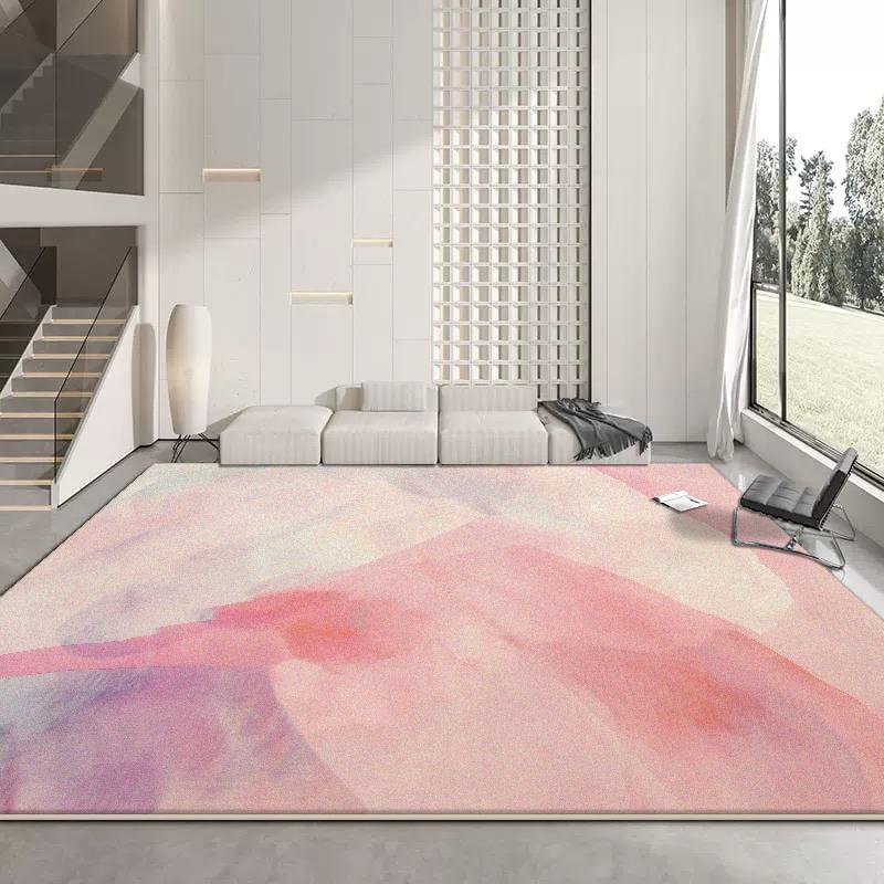 Large Area Blue Carpets for Living Room Modern Light Luxury Decoration Bedroom Rugs Lounge Non-slip Foldable Floor Mat 200x300