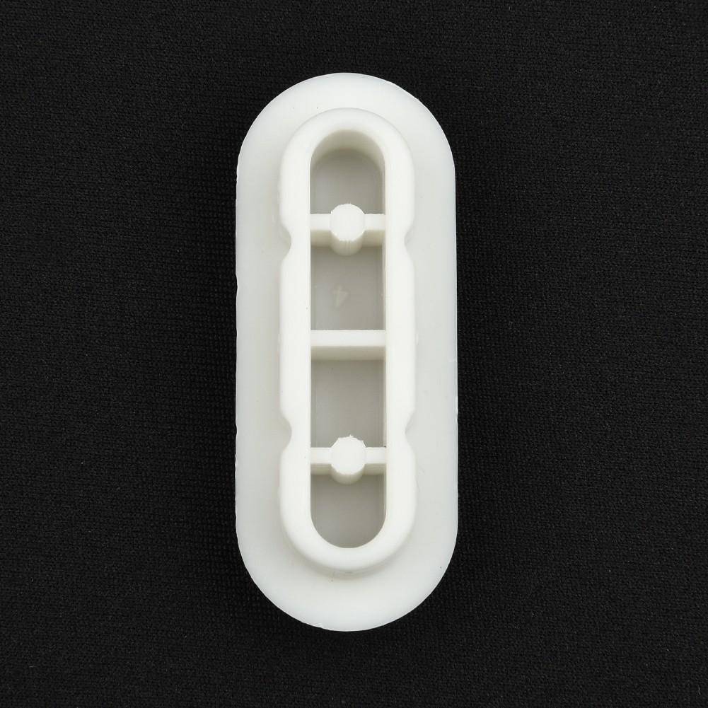 6Pcs/Set Universal Toilet Seat Buffers Pack EVA White Stop Bumper Shock Absorption Round Long Rubber Pad Toilet Cover Cushion