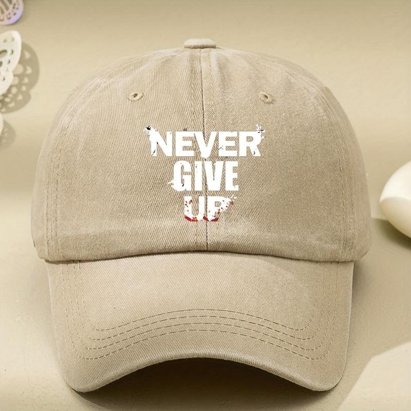 

Letter Printed Washed Old Hat Dad Hat Men and Women Baseball Cap Outdoor Driver Hat хакі