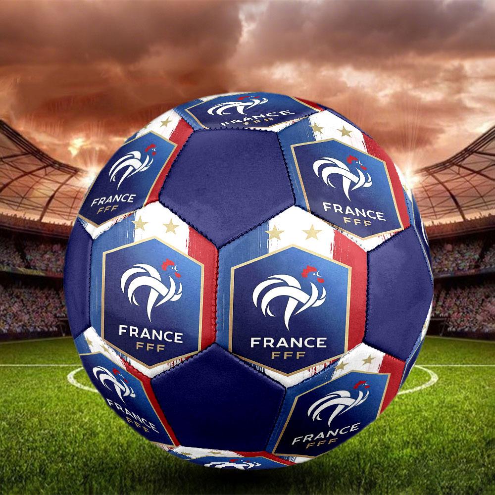 1pc France National Football Team Soccer Ball Size 5 Indoor Soccer Ball Fashion Colorful Backyard Game - Great For Sports Fans Gift HE29