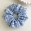Volán vysoké elastické gumičky do vlasů Dívčí Francouzské Vintage Elegantní gumičky Stuha Sponky do vlasů Ženy Dívky Roztomilé doplňky pro úpravu vlasů