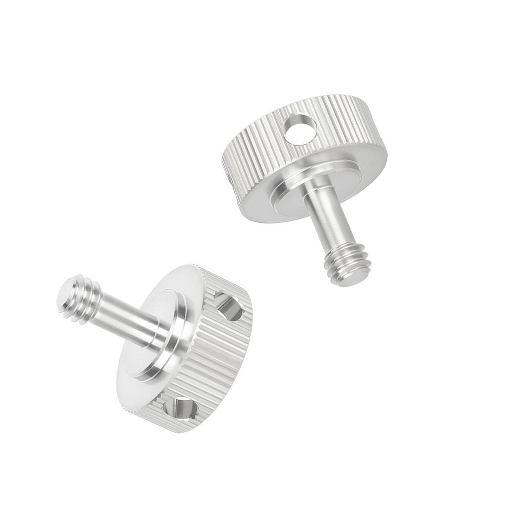 Rust Resistant Steel 1/4in Threaded Knob Screw Adapter For Effortless Hand Tightening Of Photography Accessories