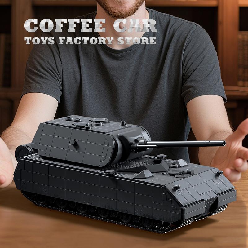 Military Heavy Tank Building Block Toys Army Armored Cars MOC Bricks Sets Soldier Panzer Model Adult Children Birthday Gifts DIY