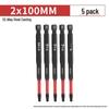 Hexagonal Anti-Slip S2 Alloy Steel Magnetic Screwdriver Bits for Electric Drills