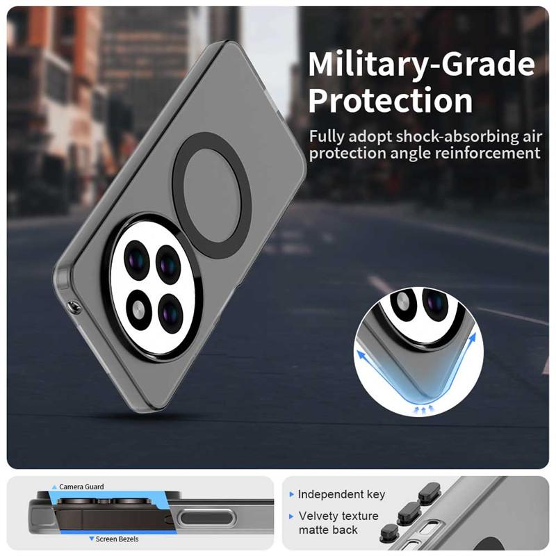 For Xiaomi Redmi A4 5G Case Magsafe Wireless Charging Cover Xiaomi Redmi A4 5G Matte TPU Protector Phone Bumper Xiaomi Redmi A4