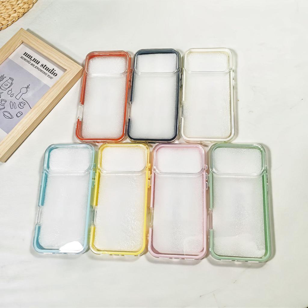 Colorful two-in-one soft case is suitable for Apple 17promax mobile phone anti-drop iPhone domestic protective case