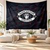Manchester United FC Wall Tapestry, Soft Fabric Wall Hanging, Decorative Backdrop For Bedroom Home Wall Art