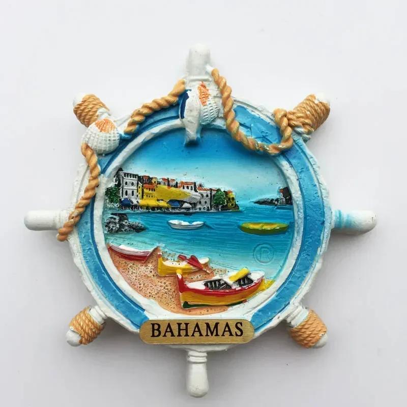 Bahamas Fridge Magnets Tourist Souvenirs Magnets for Refrigerators Creative Folk Dance magnetic sticker Home  Kitchen Decoration