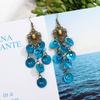 Bohemian Vintage Gorgeous Shell Earrings Long Tassel Versatile Vacation Femininity Court Earrings Ear Accessories