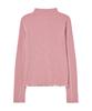 DELICCENT Line Half-Neck Turtleneck [Pink]