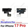 OEM NFC Bluetooth GPS Cellular Antenna WI-FI Signal Pressure Microphone Wifi Flex Cable For iPhone 17 Pro Max Air Parts