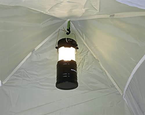 Kapitän Hirsch (Kapitän Hirsch) Laternenlicht CS-Fächer COB-Laterne [200 Lumen / Ca. 8 Stunden Dauerlicht] Schwarz UK-4066