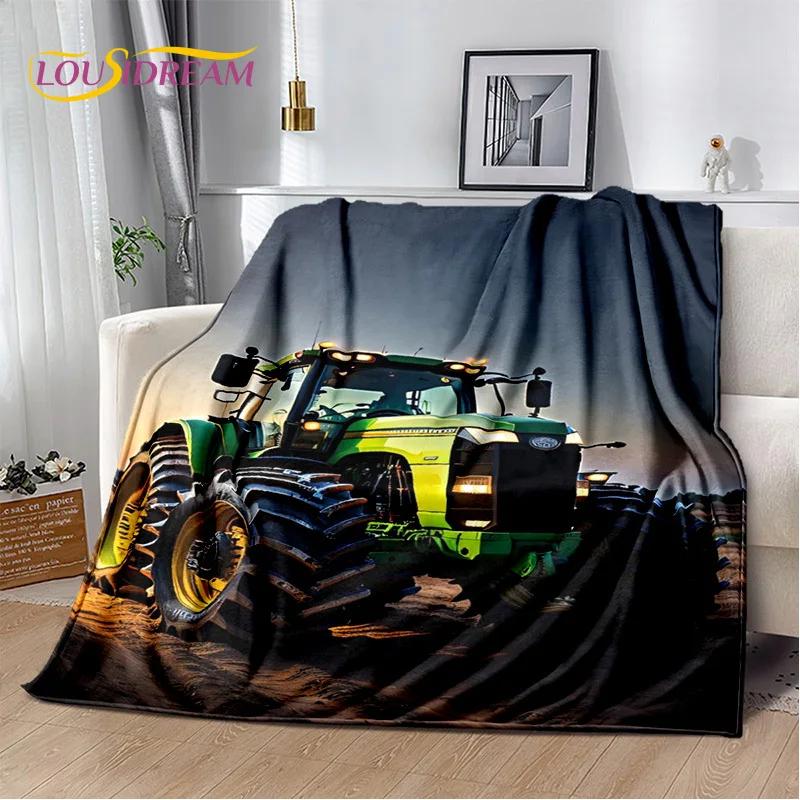 27 Style Truck Retro 3D Tractor Car Blanket,Soft Throw Blanket for Home Bedroom Bed Sofa Picnic Travel Office Cover Child Gift