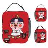 Kwaii Anime B-Buldak RameSn Lunch Bag Leisure Lunch Box For Men School Portable Cooler Bag Oxford Graphic Thermal Tote Handbags