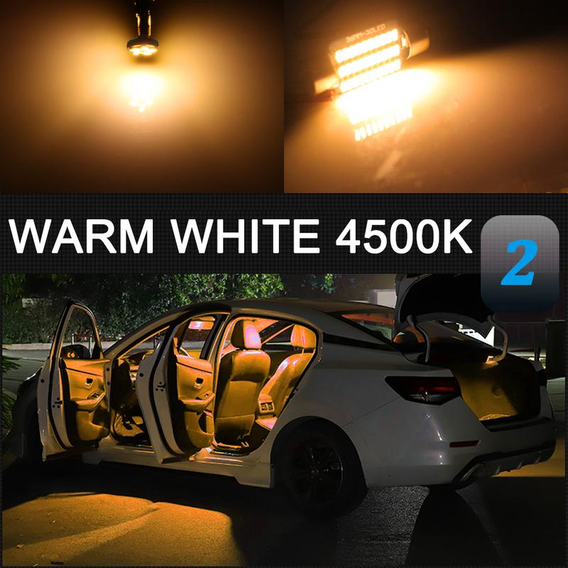 For VW Volkswagen Golf 4 MK4 1999 2000 2001 2002 2003 2004 2005 Accessories, 13Pcs LED Interior Dome Reading Light Bulb Kit