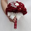 Wifelai Butterfly Drill Ribbon Bridal Bouquet W2216