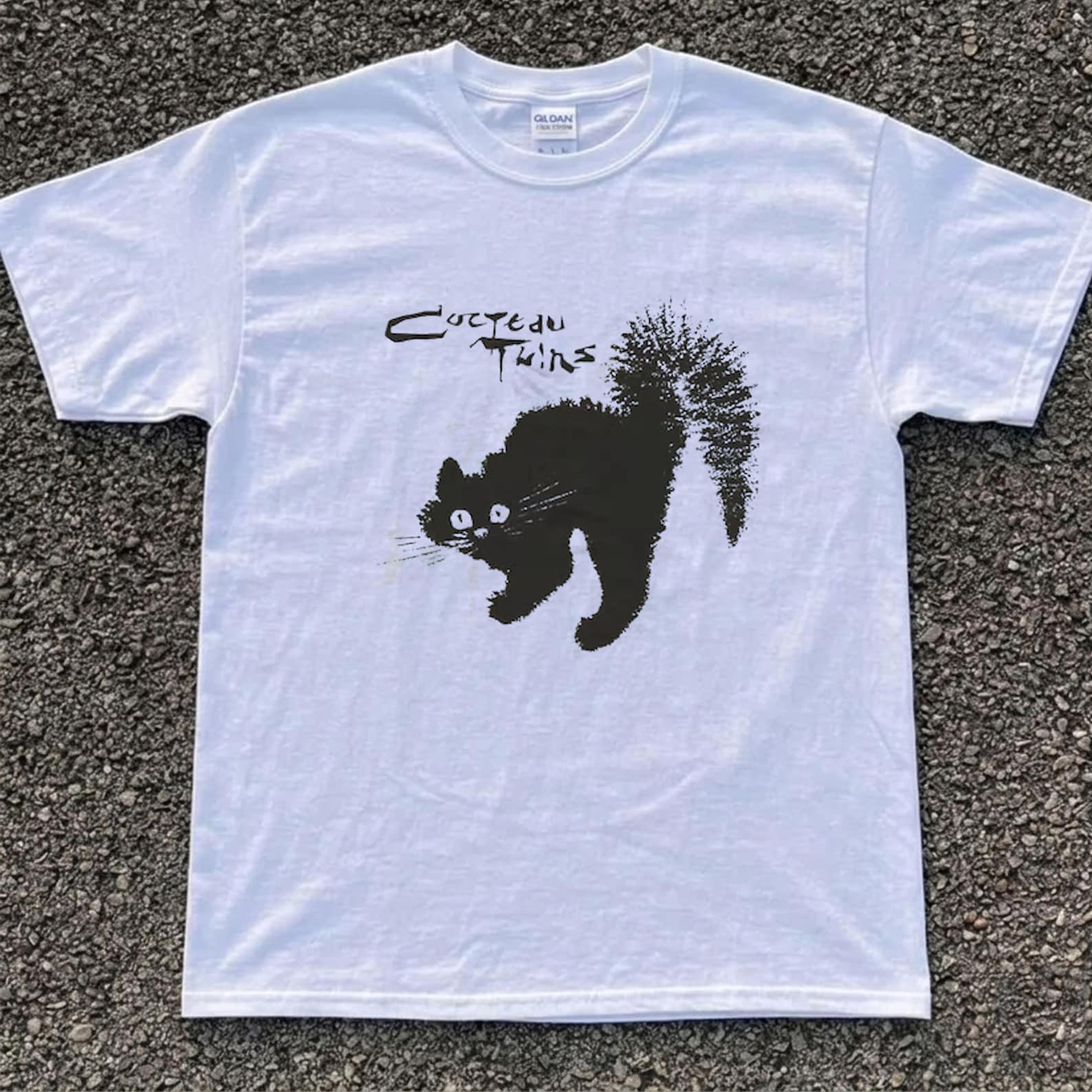 Collection Cocteau Twins Band Men white, unisex shirt S