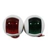 1Pair 12V White Nylon Red & Green Bow LED Navigation Light Boat Marine Indicator Spot Yacht Sailing Lamp