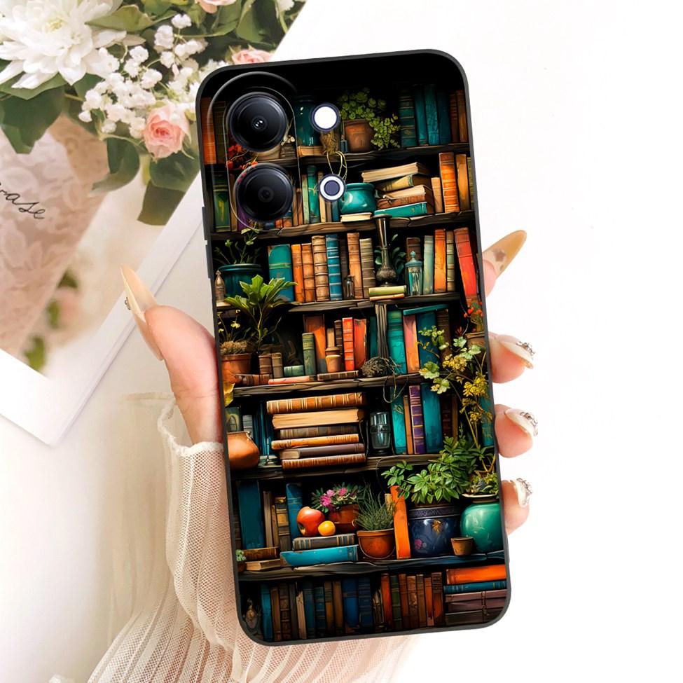 For Vivo Y05 Case Cover Cute Kawaii Luxury Fashion Flowers Cool Painted Silicone Casing For VivoY05