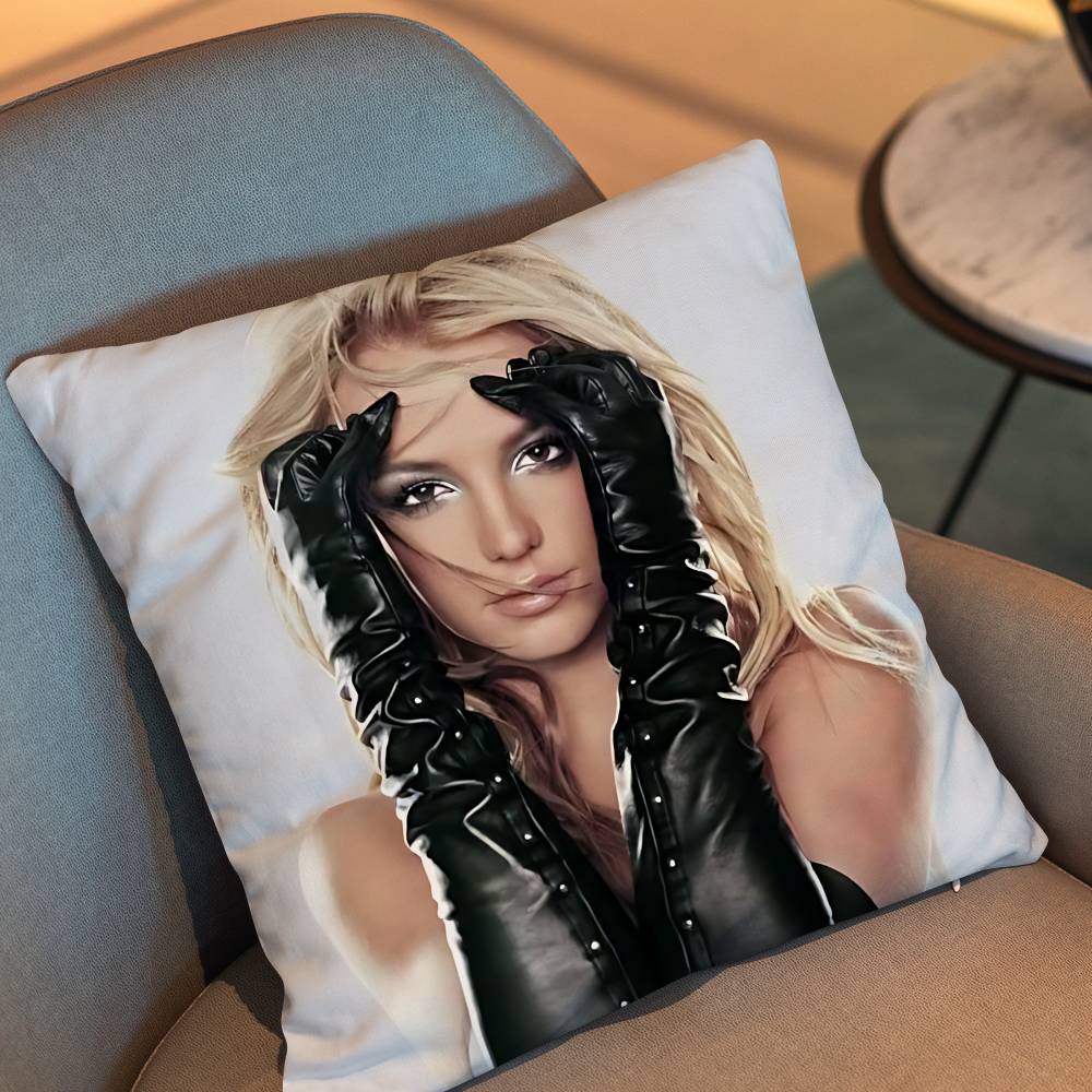 Toxic B Pop Britney Spears Cushion Cover Suitable For Sofa Car Bedroom Office Cushions Decorative Pillow Case