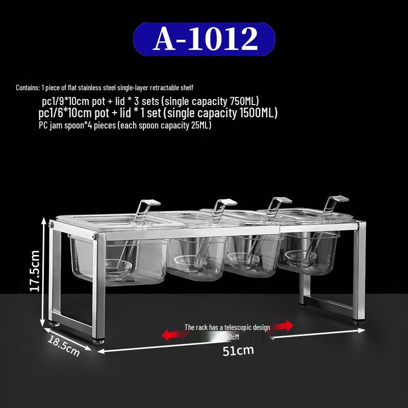 Jingbaodi Acrylic Condiment Basin Set