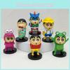 Crayon Pvc Shinchan Character Toy Model Set Ornament For Desk And Room Decor
