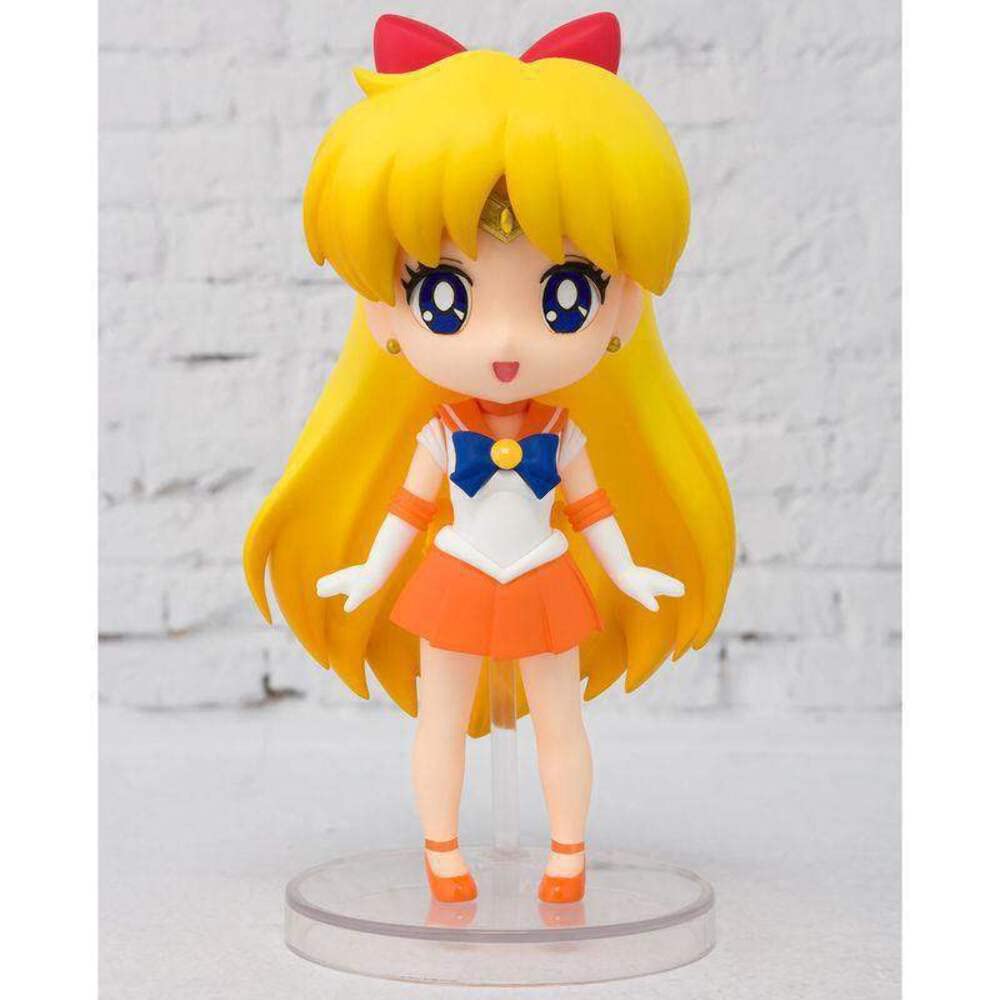 TAMASHII NATIONS Figuarts mini Pretty Guardian Sailor Moon Sailor Venus, approximately 90mm, PVC & ABS painted action figure