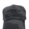 AVIREX Avirex Mesh Cap Hat NUMBERING USA Large Size Big Size XL Camo Men's (Black (NUMBERING), M)