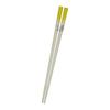 Artha Omachido Rasenbashi Phoenix Authentic Chinese Restaurant 23cm Chopsticks with Chopstick Rest Case PPS+Glass Fiber Yellow AR0623317 Spiral Tip