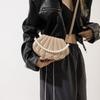 Shell Shaped Crossbody Bag Fashion Mini Shoulder Bag Womens Faux Pearl Chain Handbag ARI