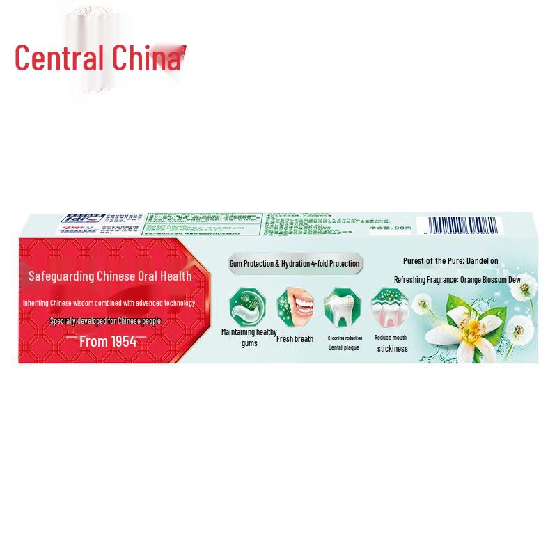 Zhonghua Orange Blossom Dandelion Toothpaste