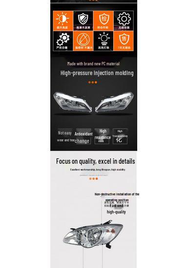 BYD F3 Headlight Assembly Compatible: F3, F3R Headlamp