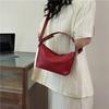 Stylish Pu Shoulder Bag For Women Trendy Casual Tote With Zipper And Phone Pocket