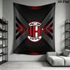 Llx0916Ac Milan Wall Tapestry Aesthetic Wall Hanging Printed Fabric Blanket Decorative Tapestries for Bedroom Living Room Home Decor
