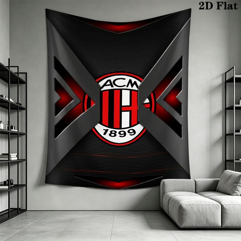 Llx0916Ac Milan Wall Tapestry Aesthetic Wall Hanging Printed Fabric Blanket Decorative Tapestries for Bedroom Living Room Home Decor