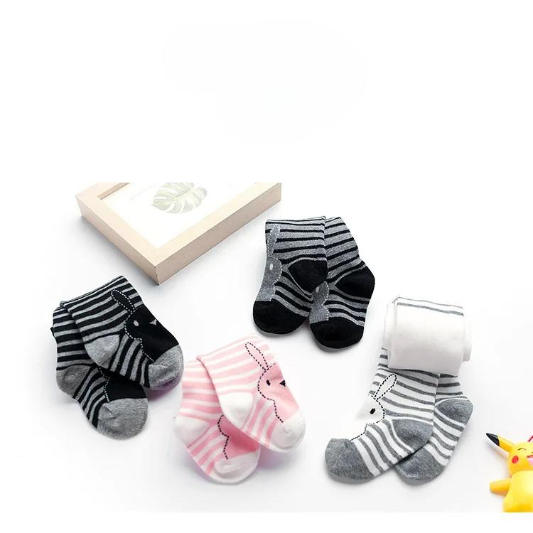 Mädchen Winter Schleife Strumpfhose Baumwolle Baby Strumpfhose Frühling Herbst Hase Babysocken Baby Strumpfhose Kinderhose Beinwärmer