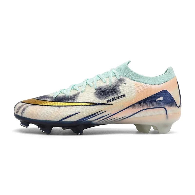 

Latest Male Society Football Footwear Studs Studded Inside Soccer Pitch Kicks Pro Practice Soccer Footwear High Quality Game 35