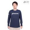 Babolat Tennis Wear Unisex CLUB LONG SLEEVE SHIRT Long Sleeve BUP4510C 2024SS Scheduled to be released in late March T-Shirt Reservation