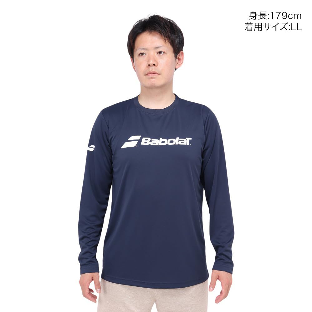 Babolat Tennis Wear Unisex CLUB LONG SLEEVE SHIRT Long Sleeve BUP4510C 2024SS Scheduled to be released in late March T-Shirt Reservation