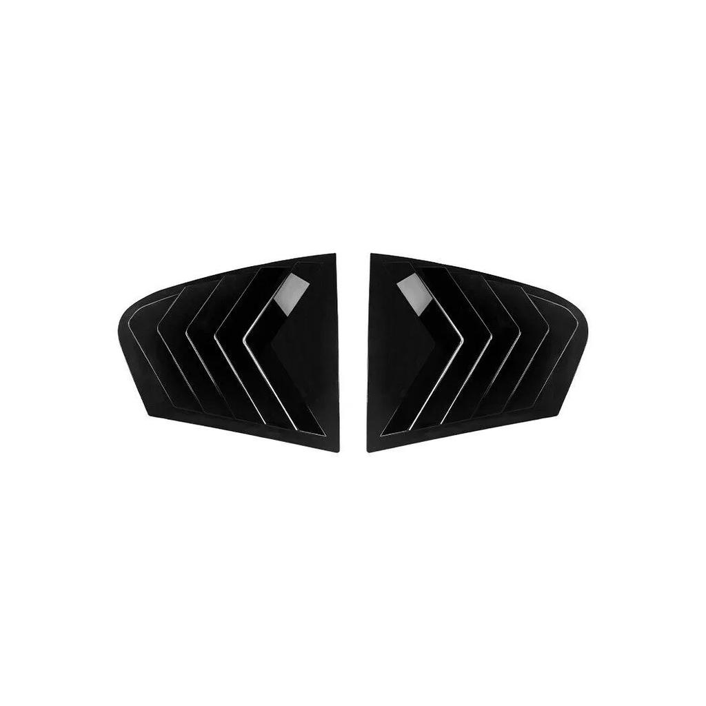 For BMW 5 Series G30 2018 Car Exterior Rear Window Quarter Scoop Louver Shutter Cover Side Vent Trim