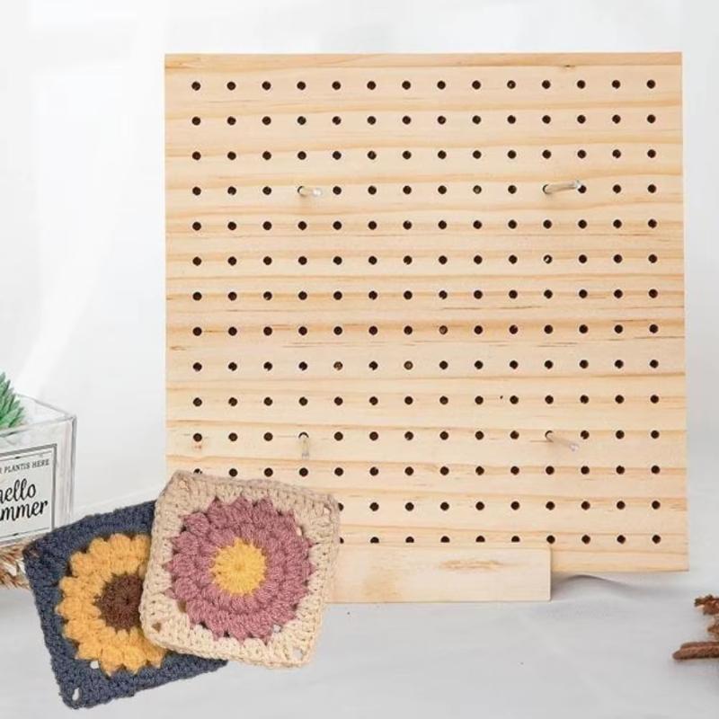 Crochet Blocking Boards Crochet Supplies Blocking Mats for Granny Squares Knitting Hats Pillow Cover DIY Knit Purse Bags Adults