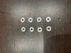 19mm Lightweight Bearing Rollers Set of 4 [Un d] All-Aluminum (Purple)