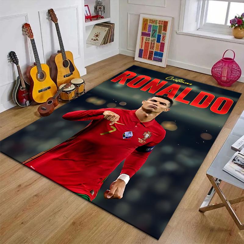 1pc Number 7 Soccer Design Printed Area Rug Carpet for Bedroom Living Room Home Decor Rugs Mat Non Slip Mat Rug for Bedside