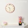 Dopamine Retro Red Atmosphere Clock Japanese and Korean Design Simple Living Room Silent Punch-free Wall Clock